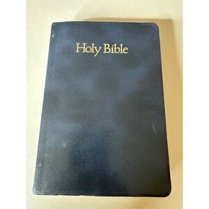 Thomas Nelson NKJV Holy Bible Regency 412B Navy Blue 1982 Words of Christ in Red